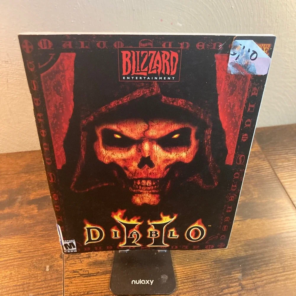 Diablo 2 Original Manual for PC Big Box Edition Vtg Y2K Blizzard Entertainment